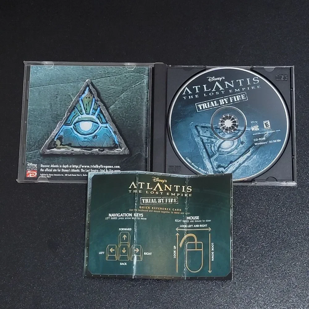 VTG PC CD-Rom 4 Games Carnivores / Atlantis / Deer Hunter / Hot Wheels Crash‎